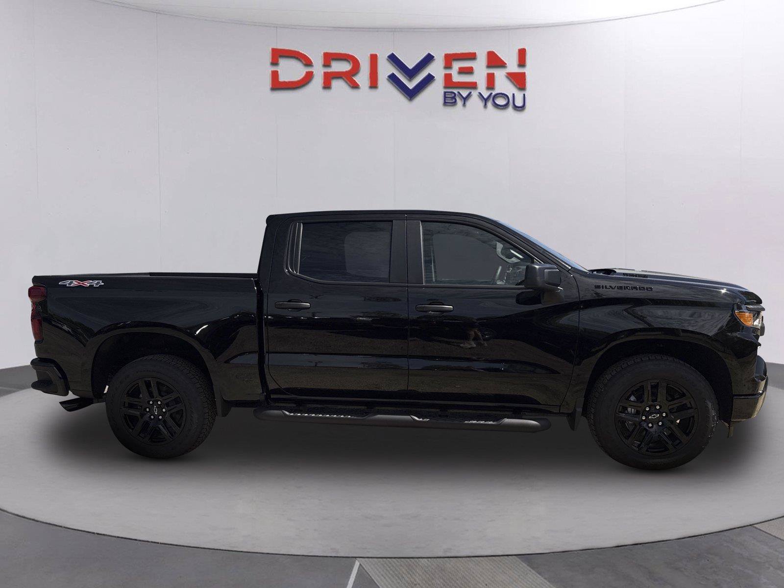 New 2026 Chevrolet Silverado 1500 Custom w/ Turbomax Blackout Package AWD/4WD image 3
