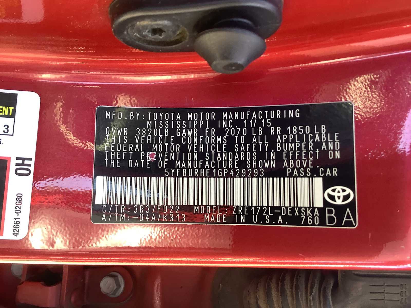 Used 2016 Toyota Corolla S FWD image 21