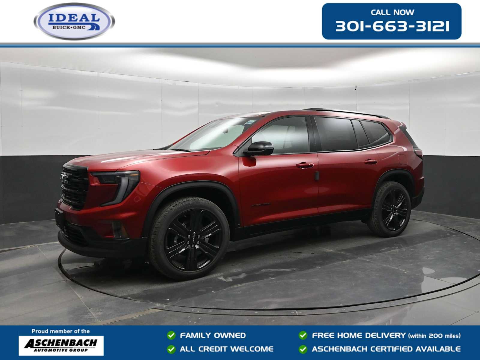 New 2026 GMC Acadia Elevation w/ Black Edition