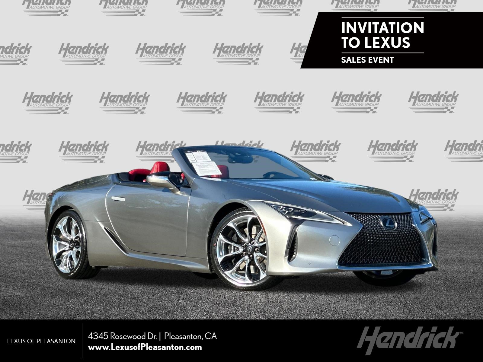 Certified 2021 Lexus LC 500 Convertible w/ Touring Package