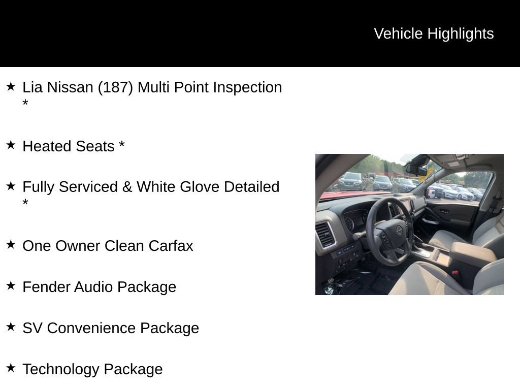 Used 2023 Nissan Frontier SV w/ SV Convenience Package AWD/4WD image 11