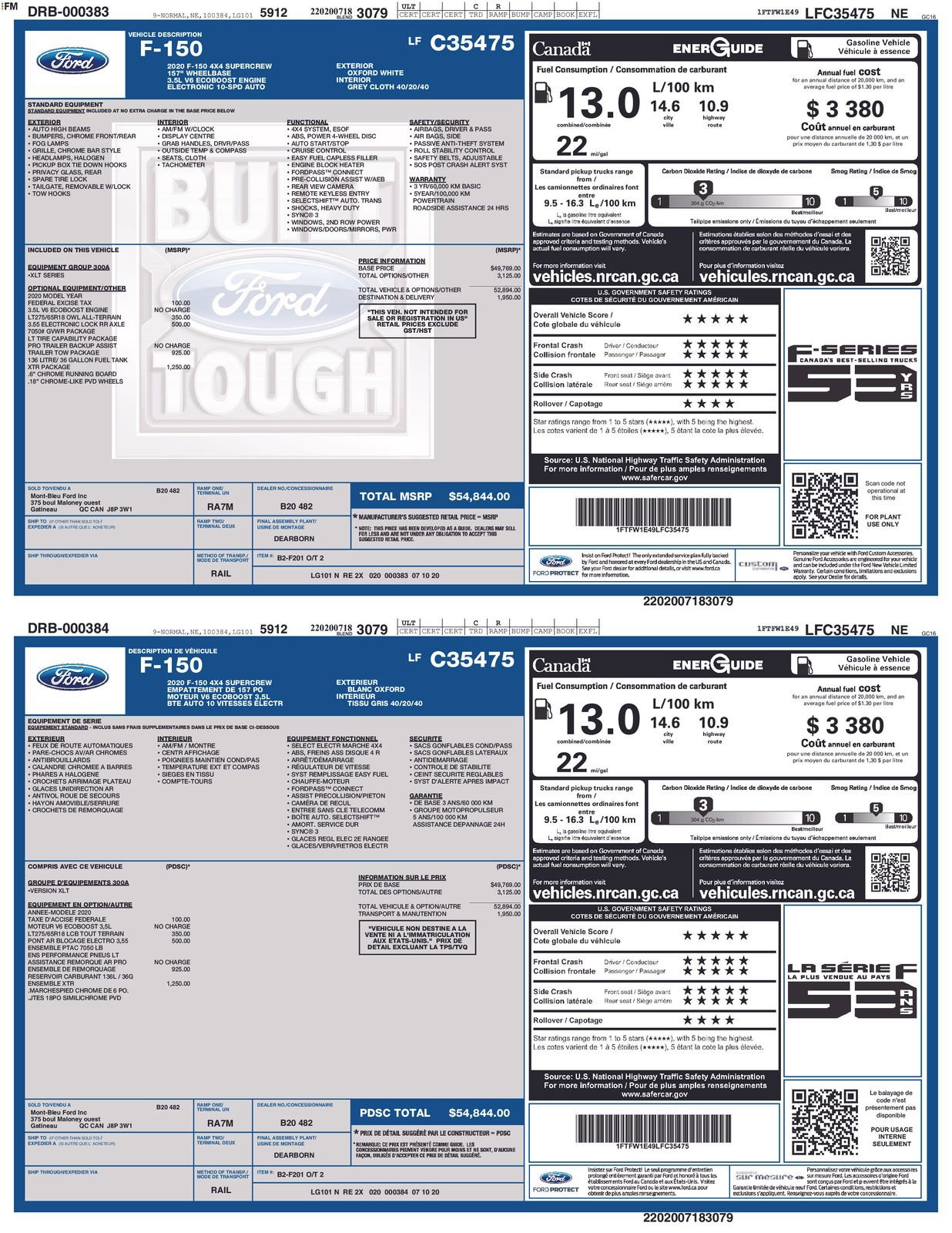 Used 2020 Ford F150 XLT w/ XTR Package AWD/4WD image 4