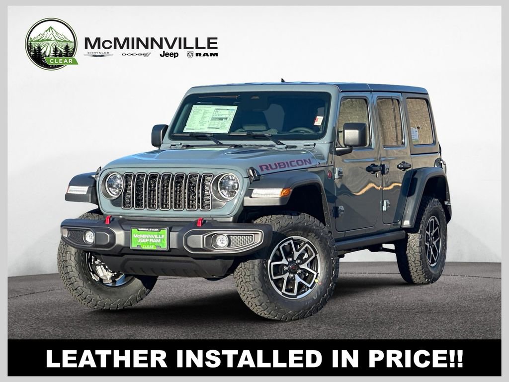 New 2026 Jeep Wrangler Unlimited Rubicon w/ Technology Group