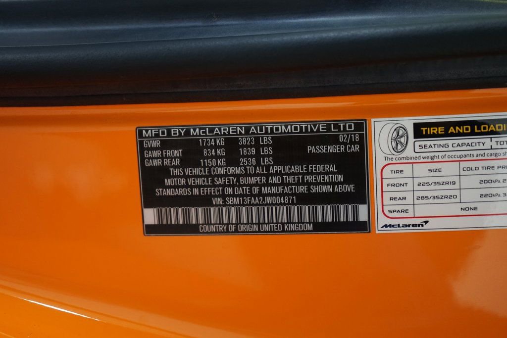 Used 2018 McLaren 570S Spider image 31