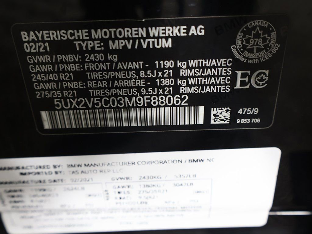 Used 2021 BMW X4 M40i AWD/4WD image 56