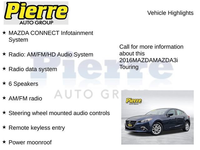 Used 2016 MAZDA MAZDA3 i Touring image 7