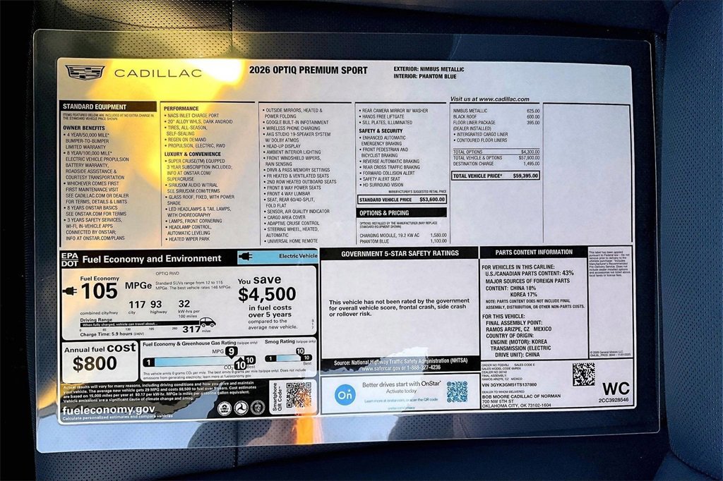 New 2026 Cadillac Optiq Sport 2 image 14