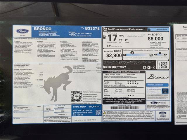 New 2026 Ford Bronco Heritage Edition AWD/4WD image 18