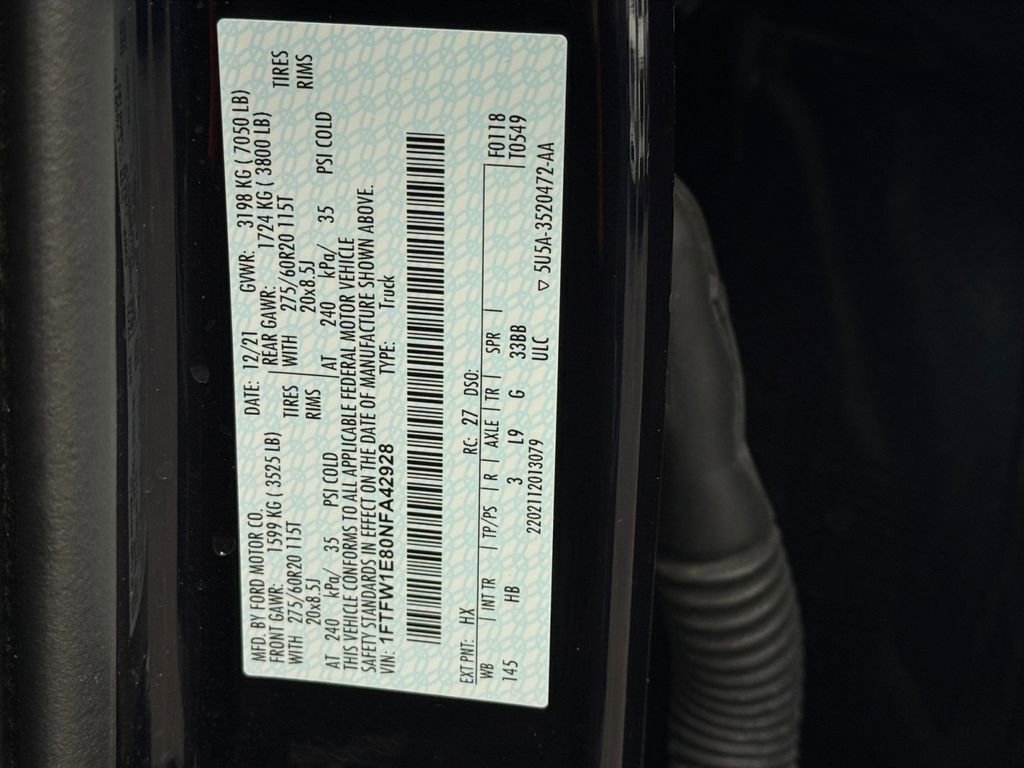 Used 2022 Ford F150 Lariat AWD/4WD image 22