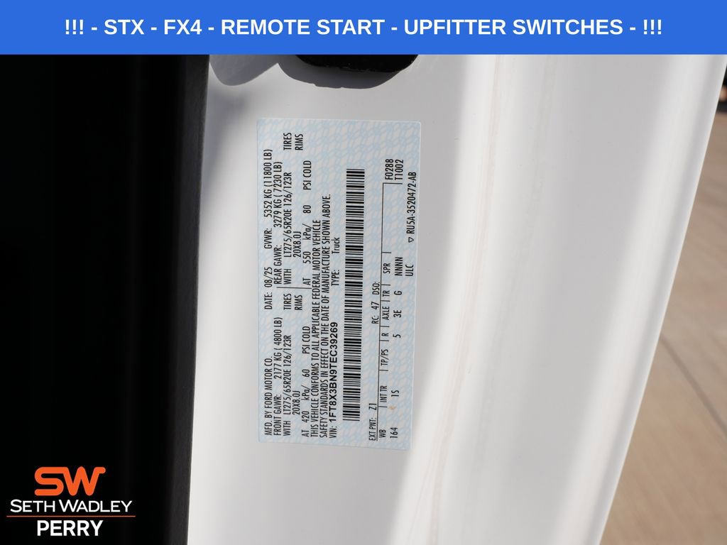 New 2026 Ford F350 XL w/ STX Appearance Package image 27
