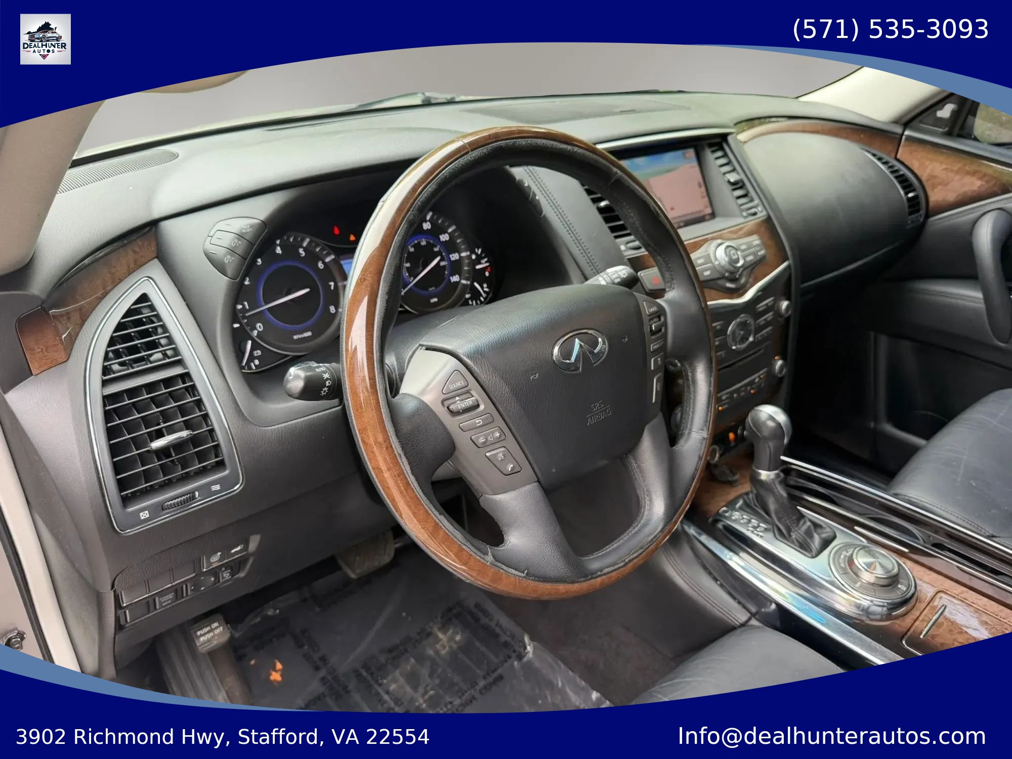 Used 2012 INFINITI QX56 4WD w/ Deluxe Touring Pkg image 28