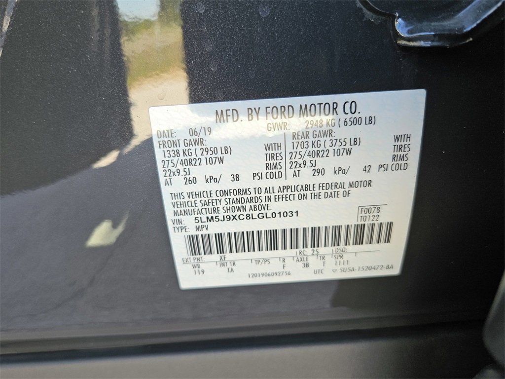 Used 2020 Lincoln Aviator Black Label w/ Dynamic Handling Package image 50