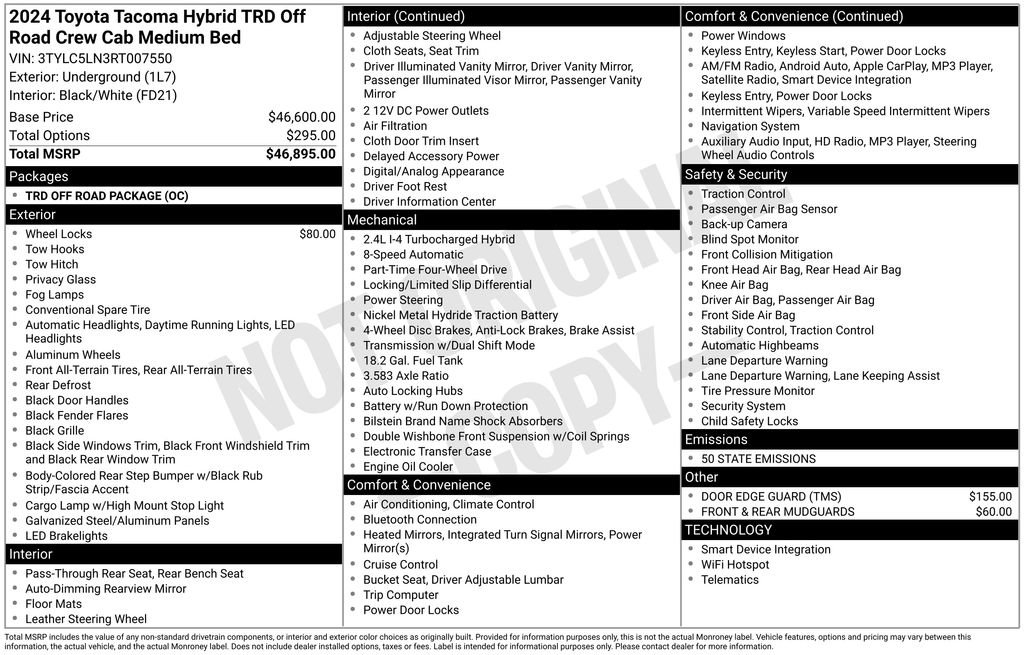 Used 2024 Toyota Tacoma TRD Off-Road image 10