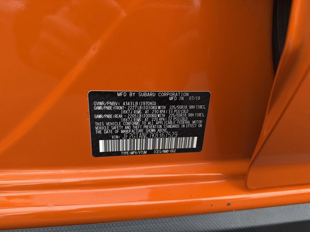 Used 2019 Subaru Crosstrek 2.0i Limited w/ Moonroof Package w/Navigation image 23