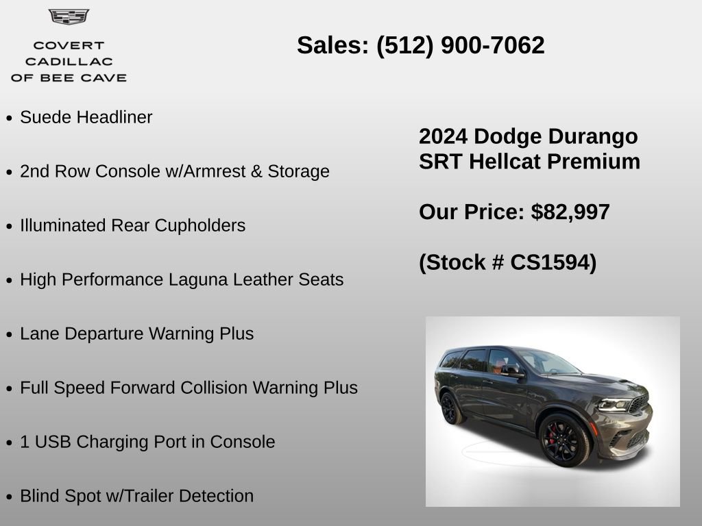 Used 2024 Dodge Durango SRT Hellcat image 36