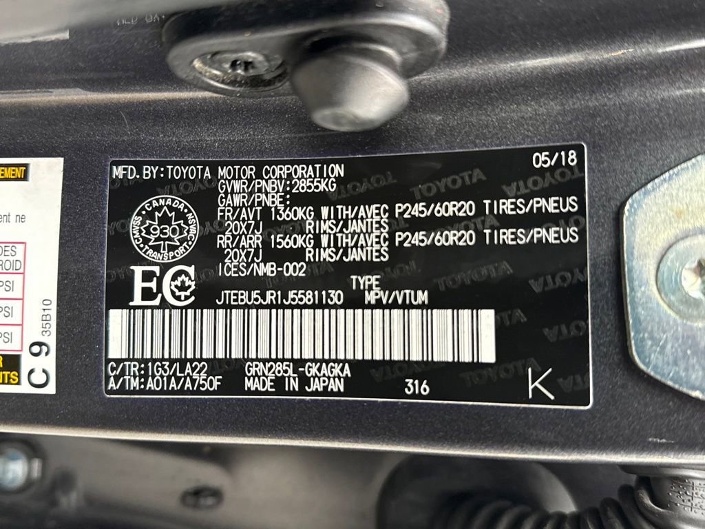 Used 2018 Toyota 4Runner Limited image 33