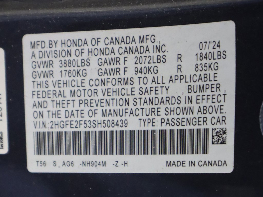 Used 2025 Honda Civic Sport image 47