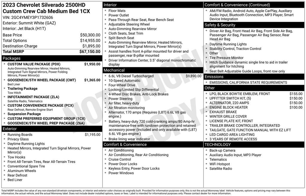 Certified 2023 Chevrolet Silverado 2500 Custom w/ Custom Value Package image 45