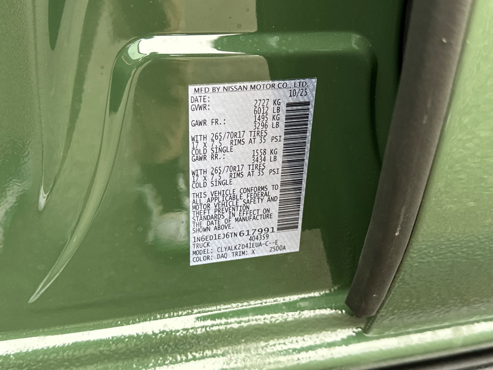 New 2026 Nissan Frontier Pro-X w/ Pro-X Convenience Package image 33