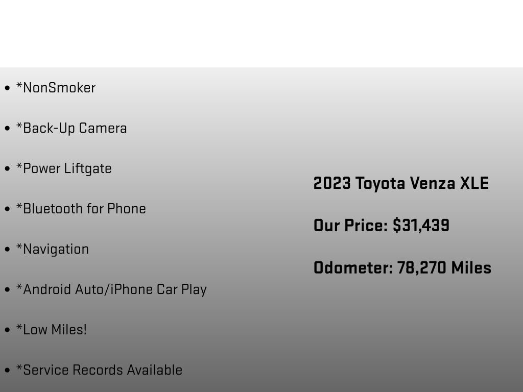 Used 2023 Toyota Venza XLE AWD/4WD image 6