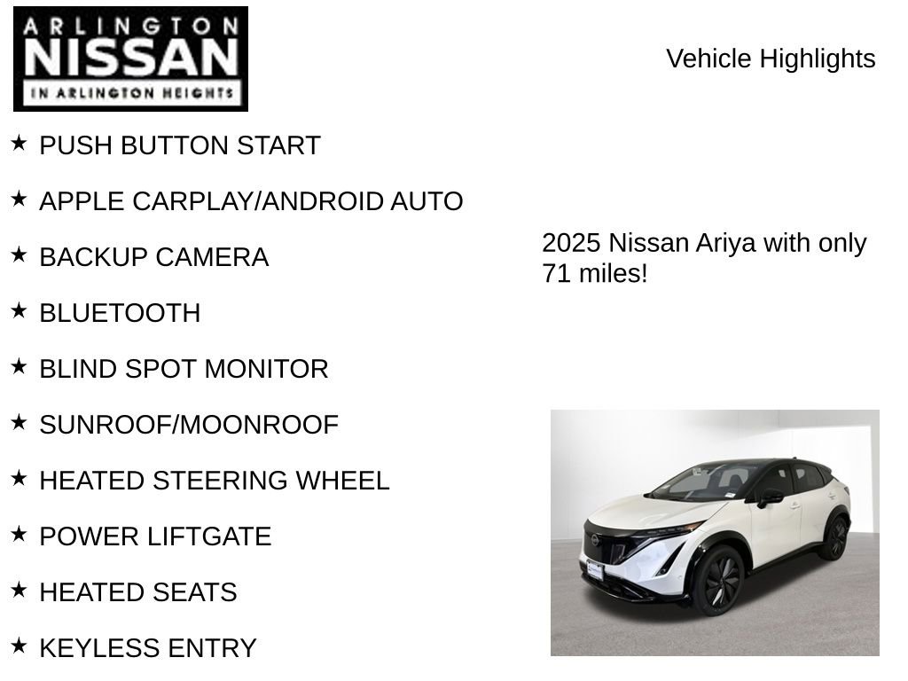 New 2025 Nissan Ariya Platinum image 8
