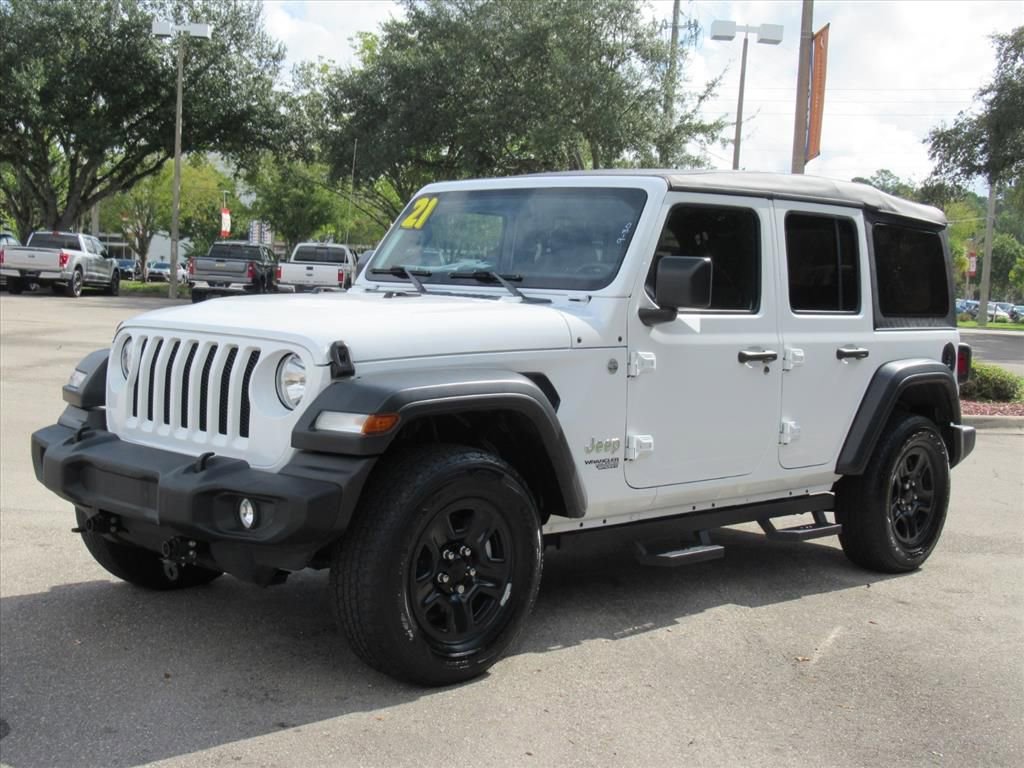 Used 2021 Jeep Wrangler Unlimited Sport image 3