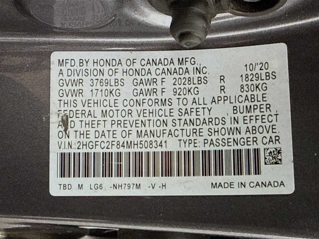 Used 2021 Honda Civic Sport image 37