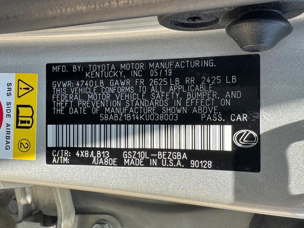 Used 2019 Lexus ES 350 w/ Accessory Package FWD image 25