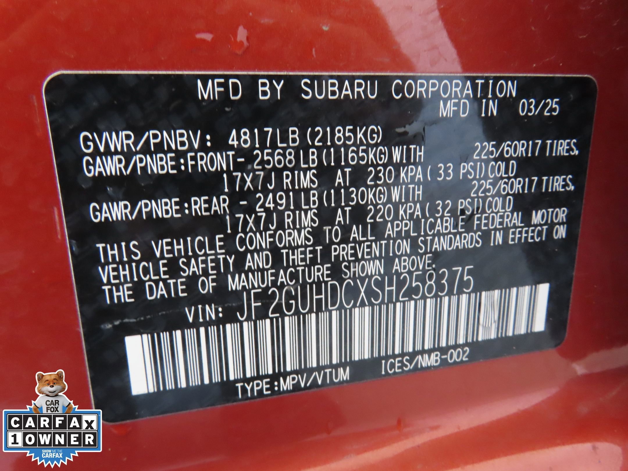 Certified 2025 Subaru Crosstrek 2.0i Premium w/ Crosstrek Mirror Package AWD/4WD image 28