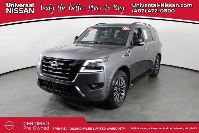 Certified 2023 Nissan Armada SL w/ Midnight Edition Package RWD image 1