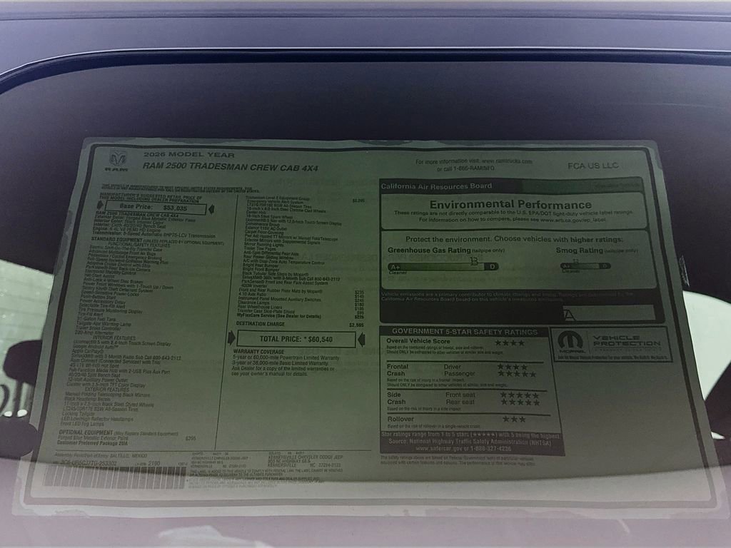 New 2026 RAM 2500 Tradesman image 21