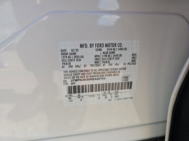 Used 2022 Ford Edge Titanium image 34