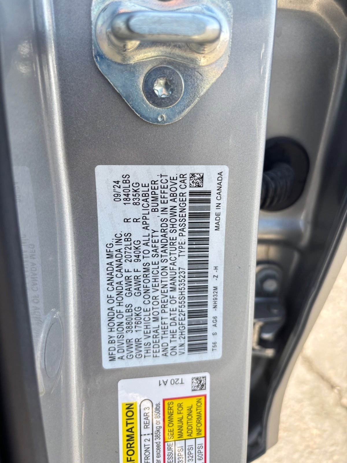 Used 2025 Honda Civic Sport image 33