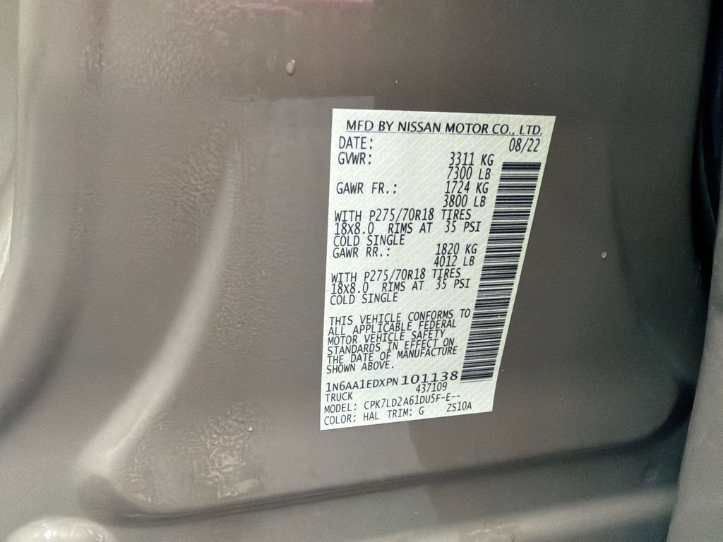 Used 2023 Nissan Titan PRO-4X w/ Pro-4x Convenience Package AWD/4WD image 39
