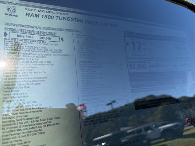 New 2027 RAM 1500 Tungsten w/ Trailer Tow Group AWD/4WD image 18
