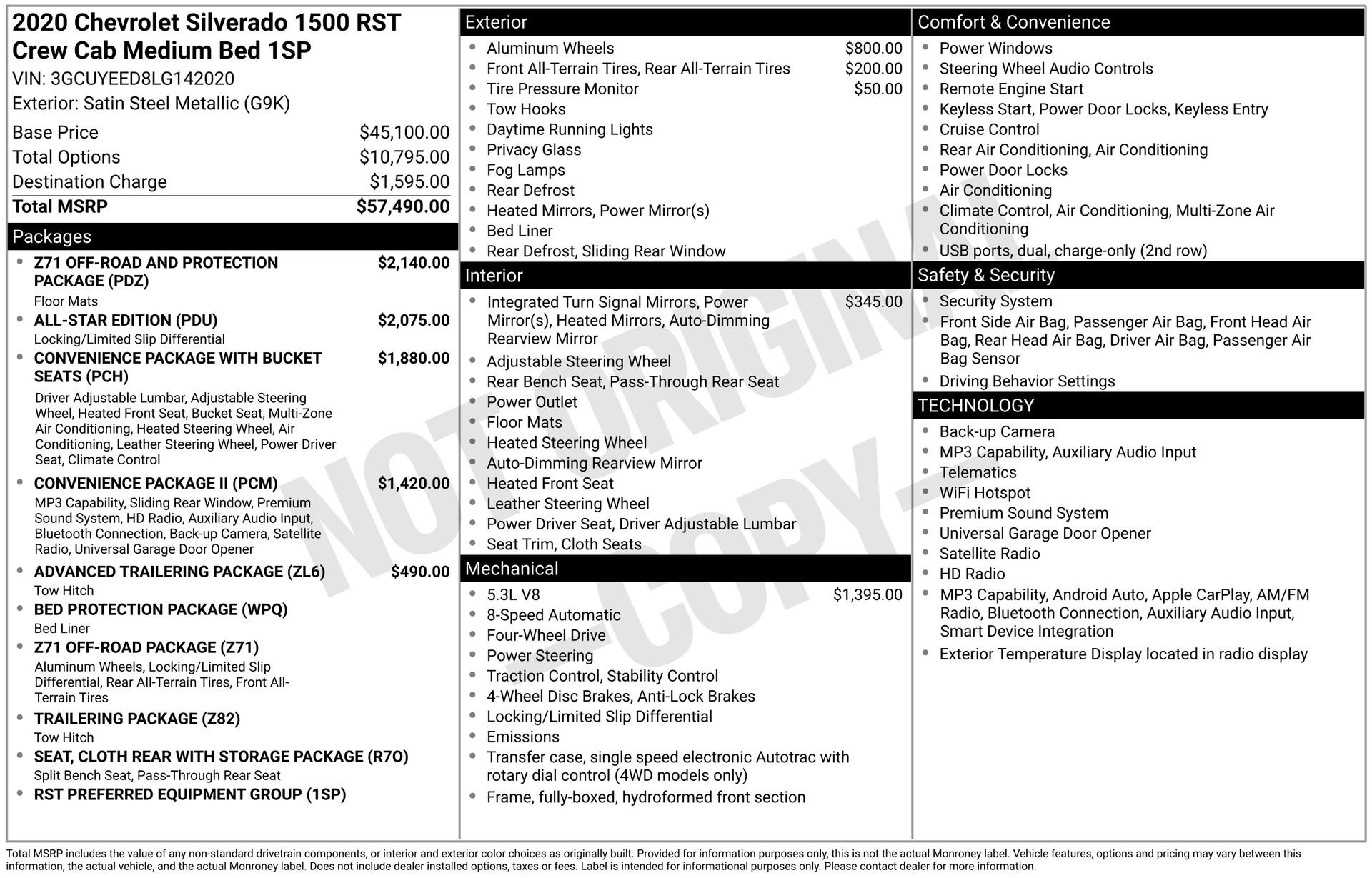 Used 2020 Chevrolet Silverado 1500 RST AWD/4WD image 3