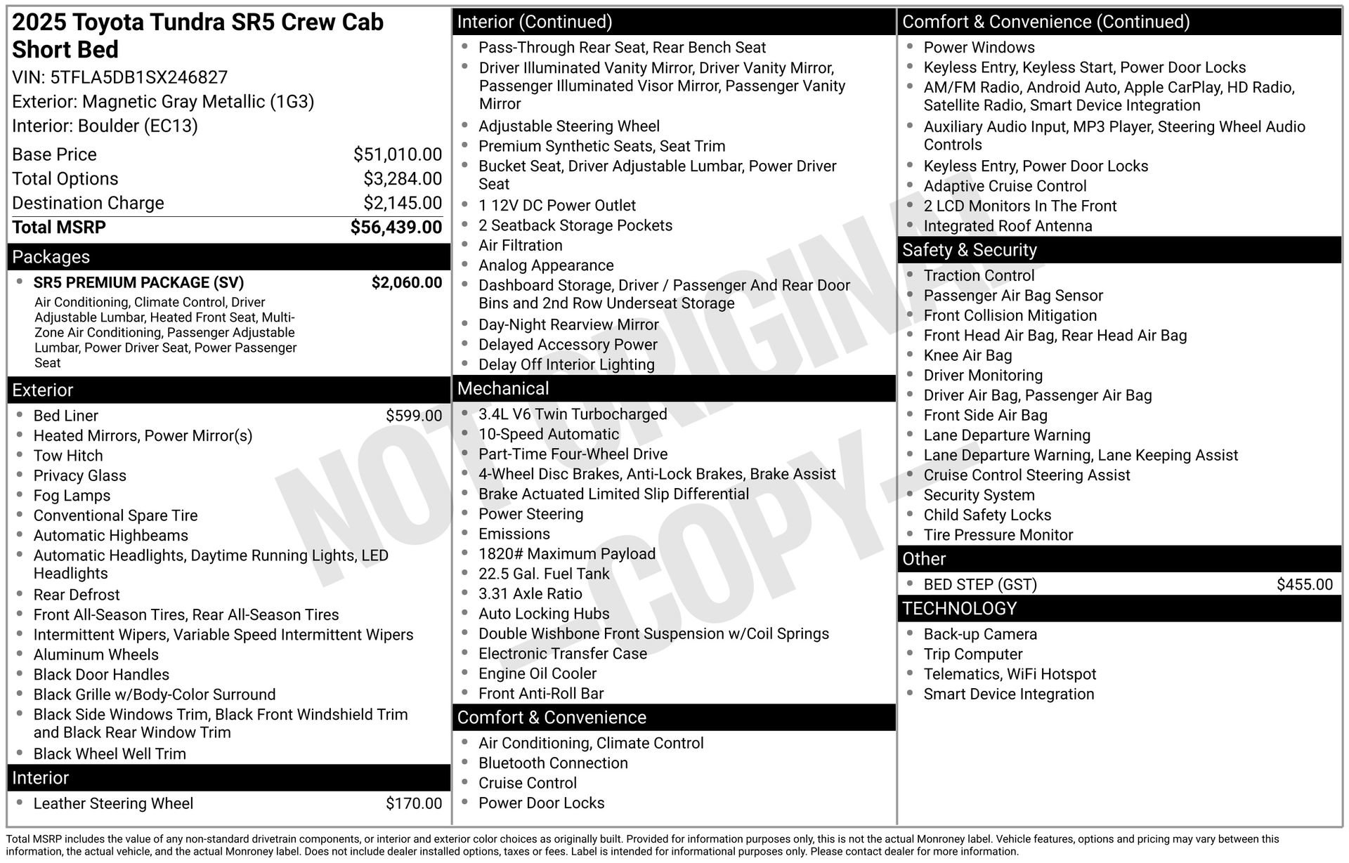 Used 2025 Toyota Tundra SR5 w/ SR5 Premium Package image 31