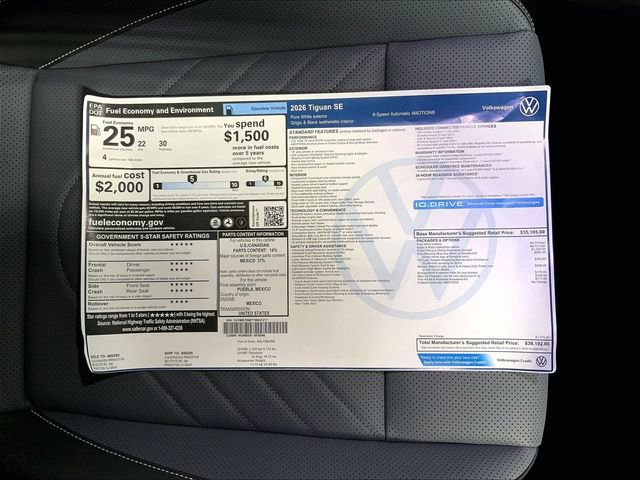 New 2026 Volkswagen Tiguan SE image 14