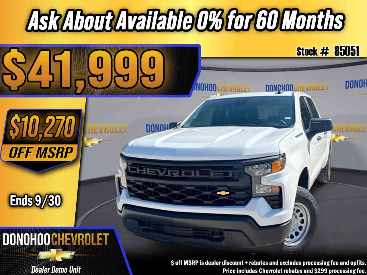 New 2026 Chevrolet Silverado 1500 W/T w/ WT Value Package AWD/4WD image 1