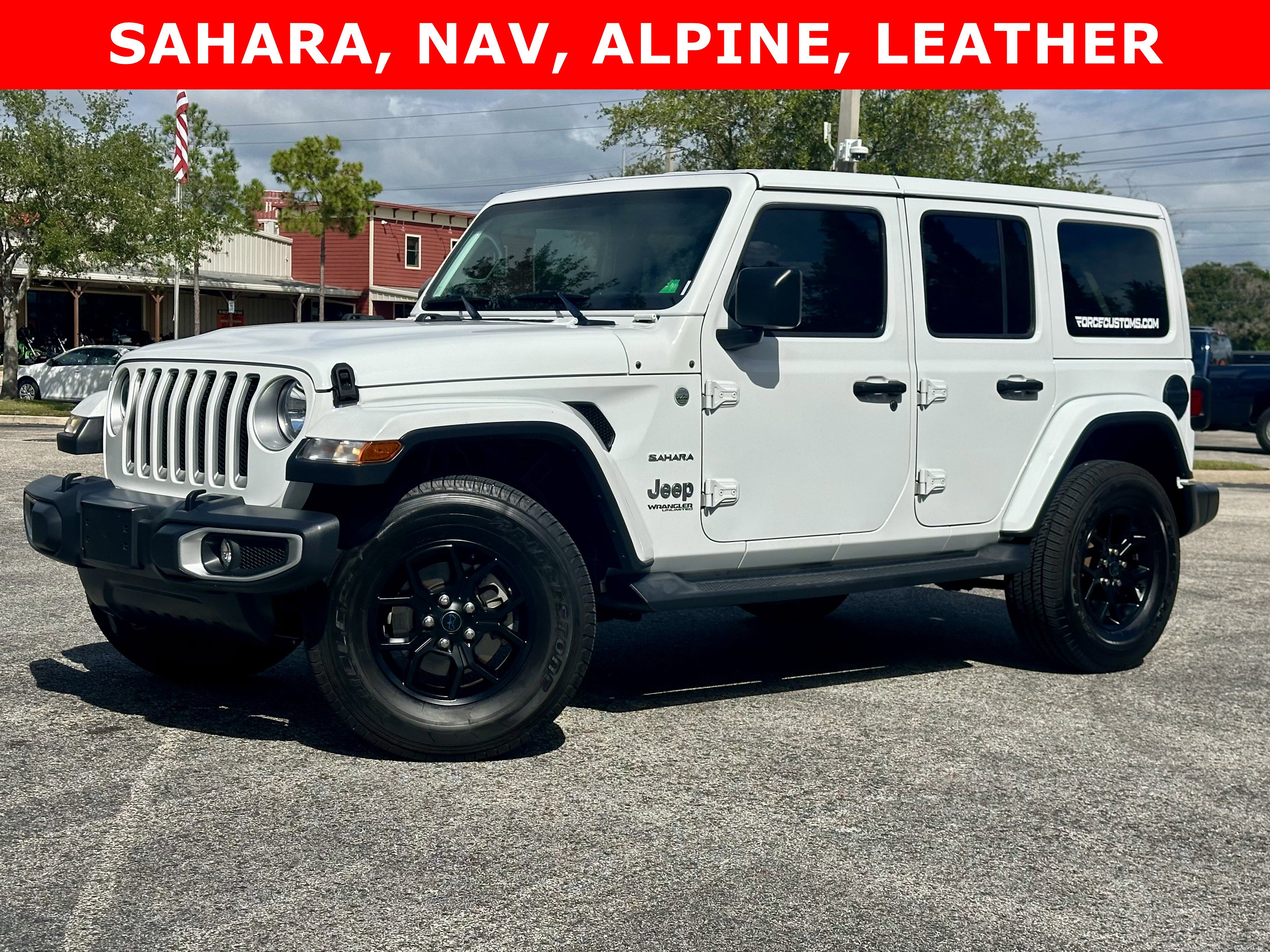 Used 2019 Jeep Wrangler Unlimited Sahara w/ Uconnect 4C Nav & Sound Group