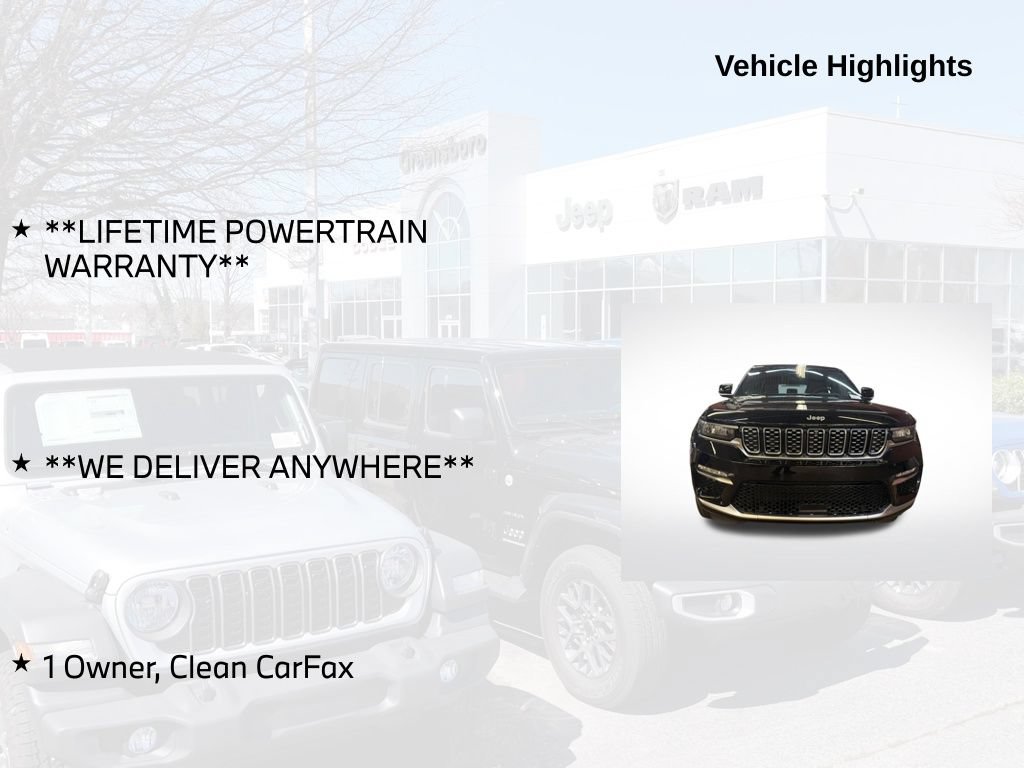 Used 2025 Jeep Grand Cherokee Summit AWD/4WD image 5