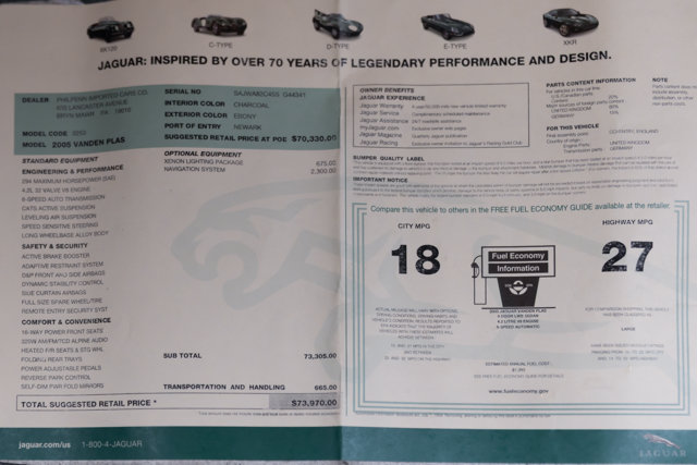 Used 2005 Jaguar XJ8 RWD image 12