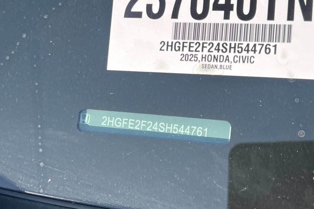 Certified 2025 Honda Civic LX image 3