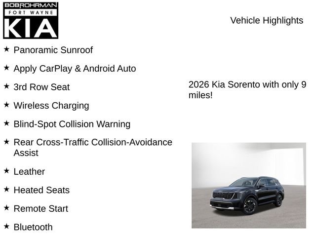 New 2026 Kia Sorento S image 7
