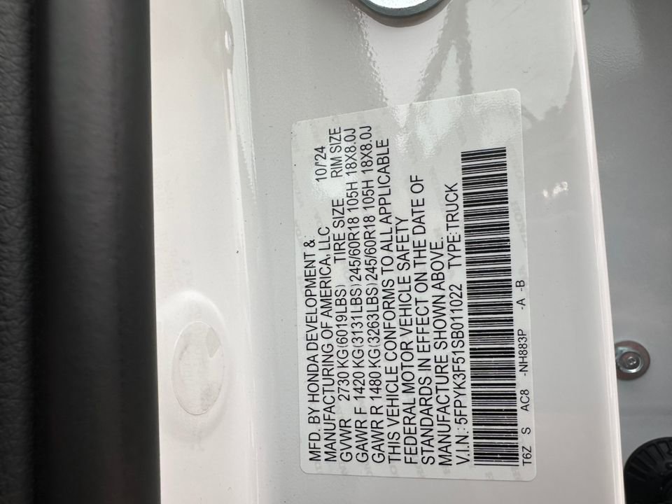 New 2025 Honda Ridgeline RTL image 37