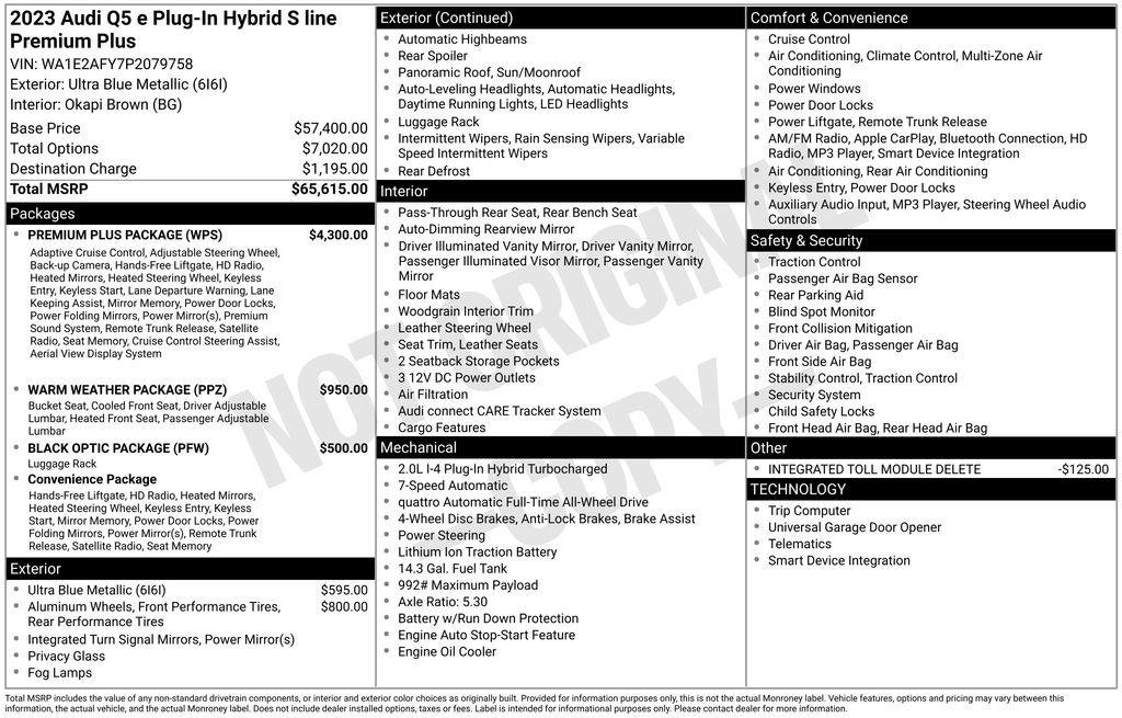 Used 2023 Audi Q5 e Premium Plus w/ Premium Plus Package image 33