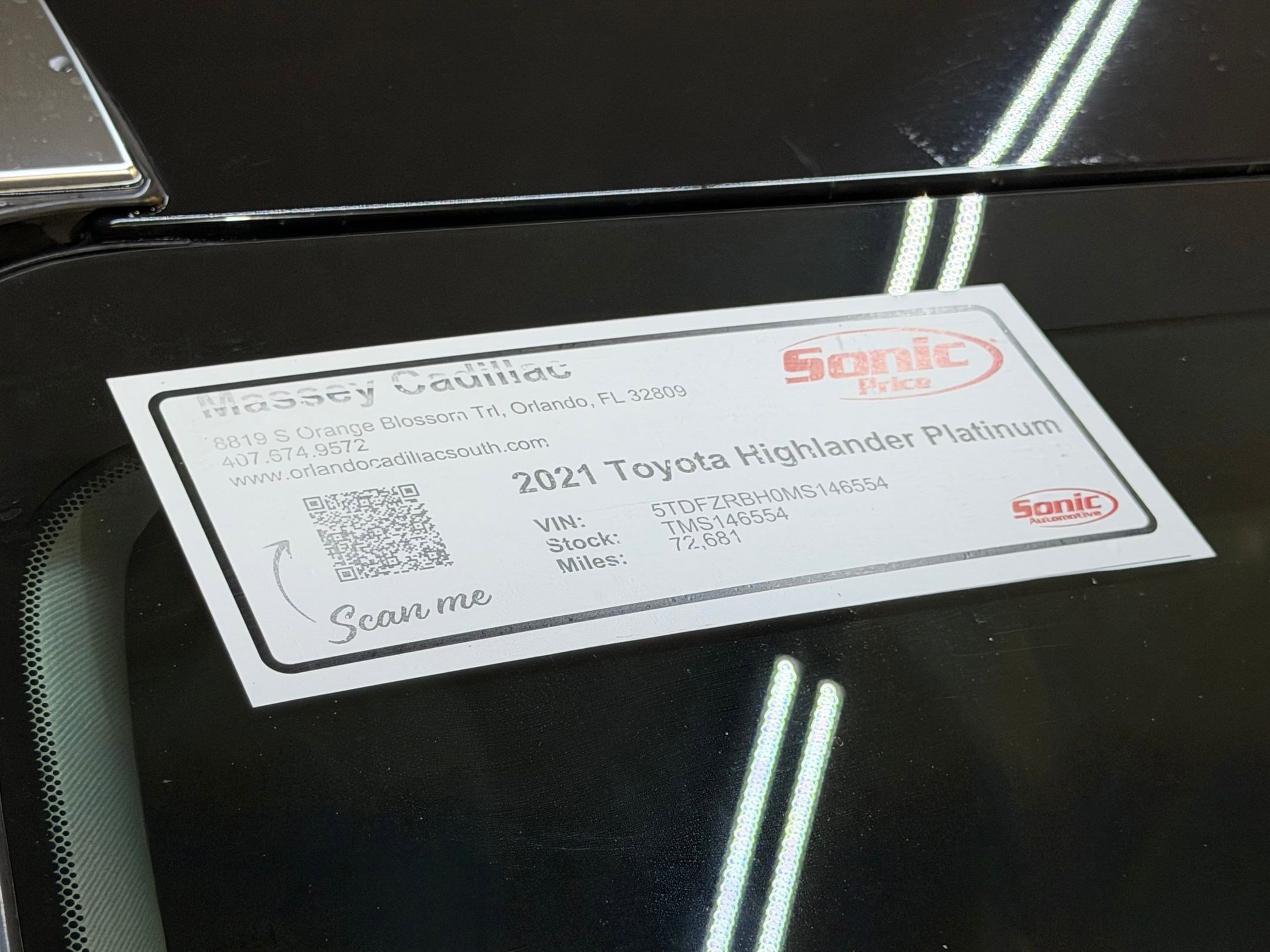 Used 2021 Toyota Highlander Platinum image 55