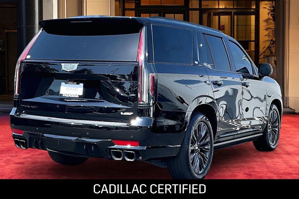 Certified 2023 Cadillac Escalade V w/ LPO, ONYX Package AWD/4WD image 6