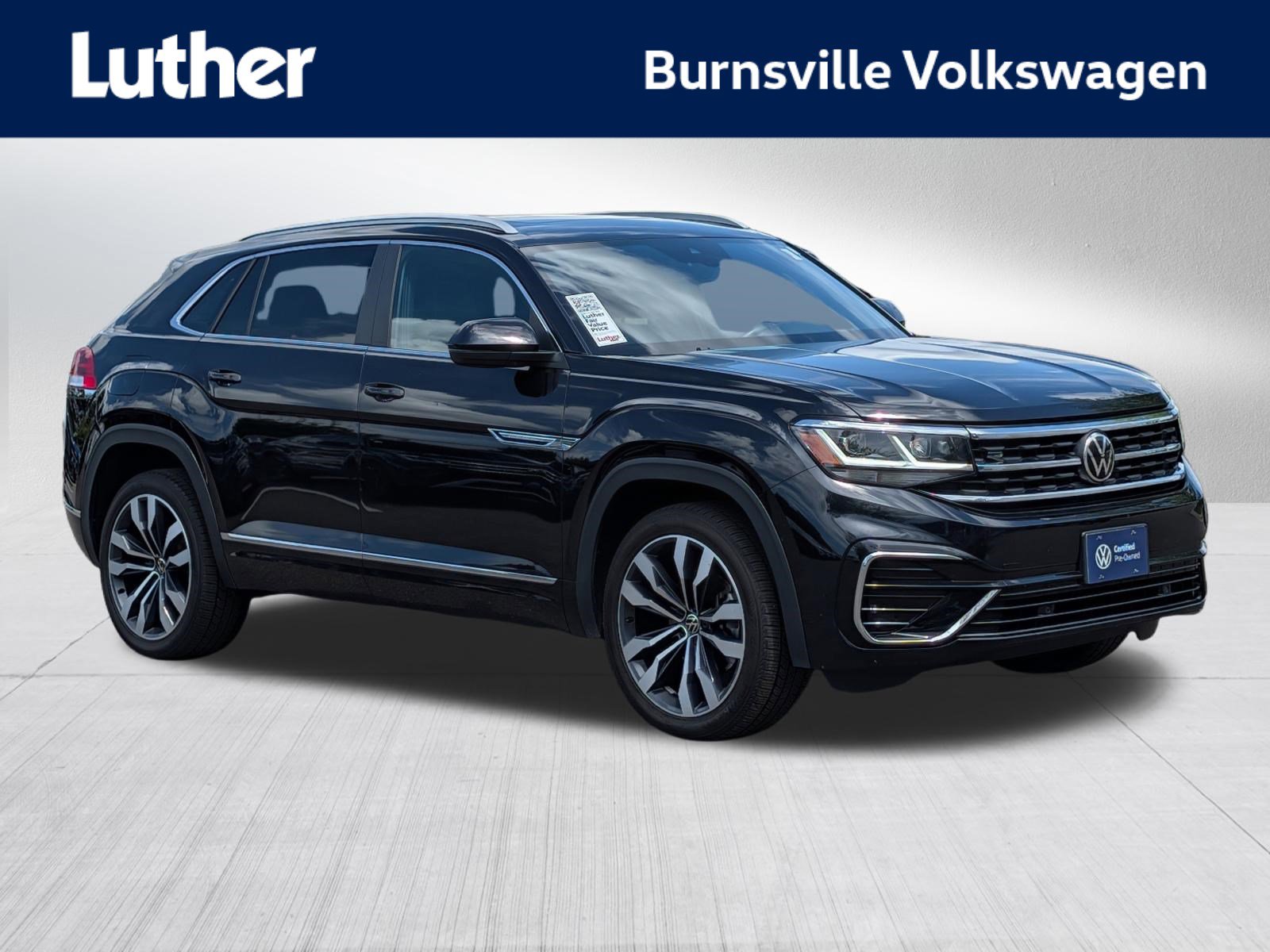 Certified 2021 Volkswagen Atlas Cross Sport SEL R-Line w/ Cross Sport MDO Package AWD/4WD image 1