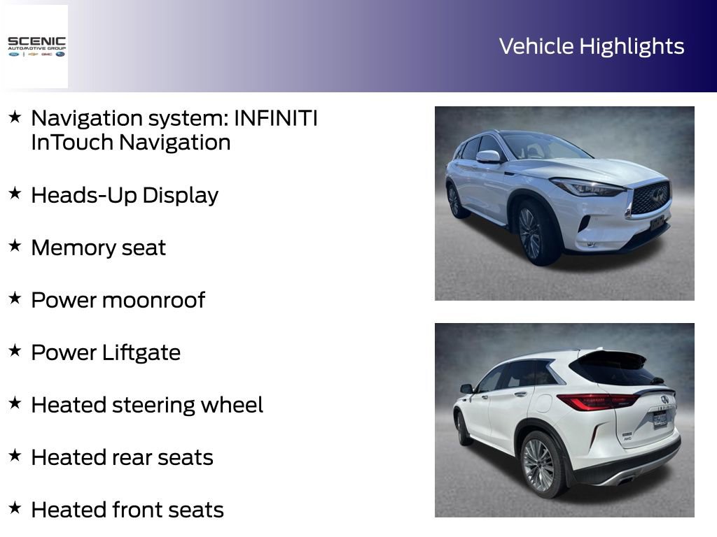 Used 2023 INFINITI QX50 Sensory image 5